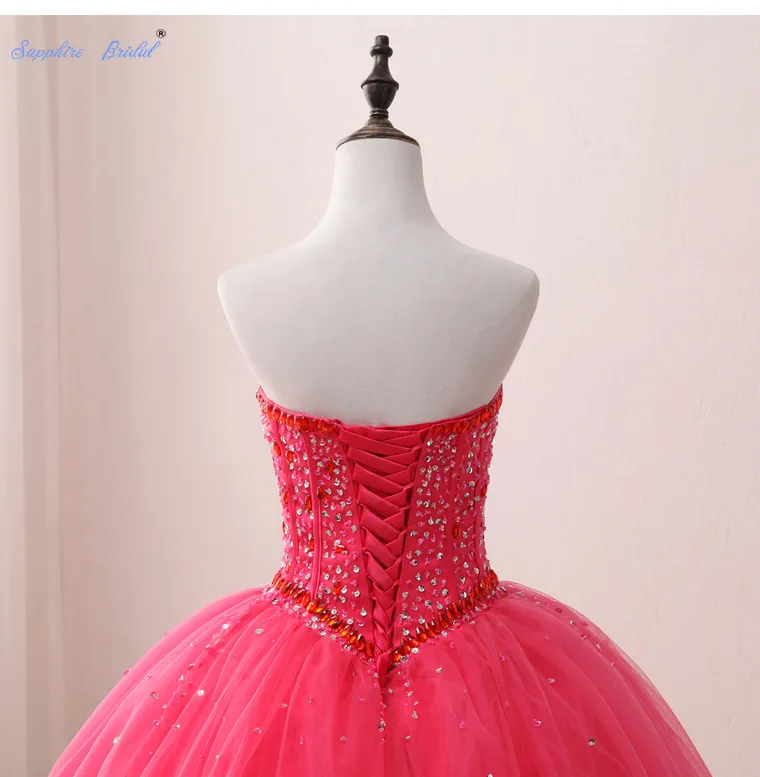 Сапфир Bredal блестящие бисер длинное бальное платье Vestidos De 15 Anos Quinceanera Милая кружево на спине провечерние М платье 2019