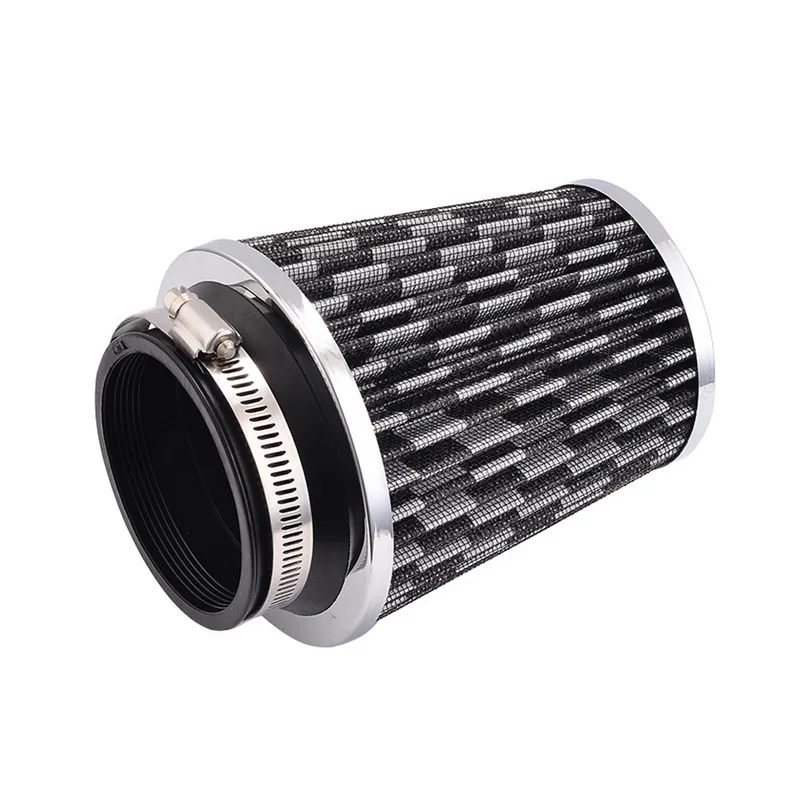 Car Accessories Air Intakes Grey 76mm Cone Cold Air Intake Filtersin