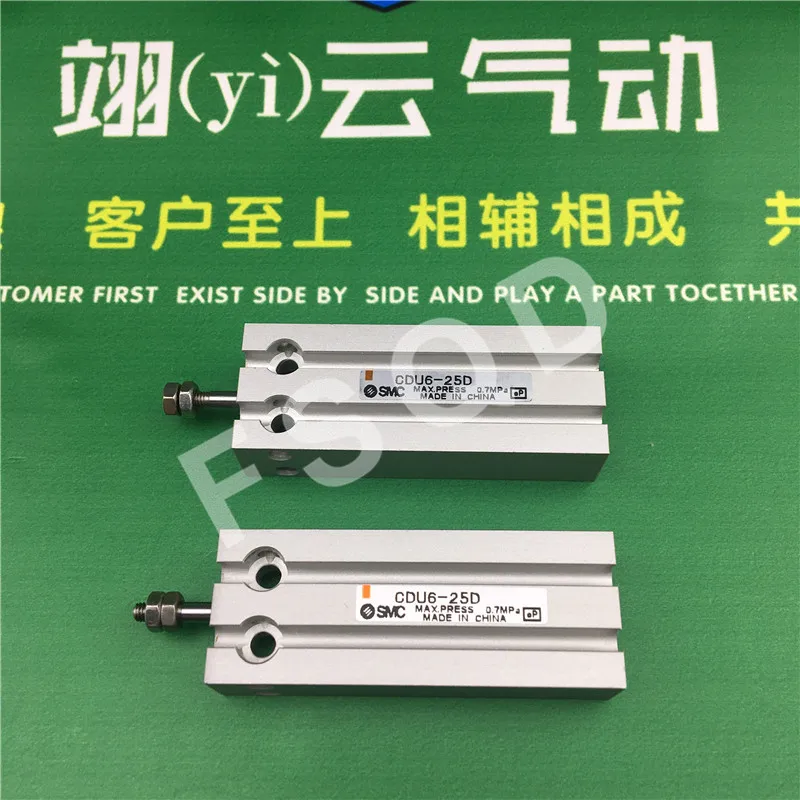 

CDU6-20D CDU6-25D CDU6-30D SMC Free mount cylinder Double Acting, Single Rod CDU series , have stock