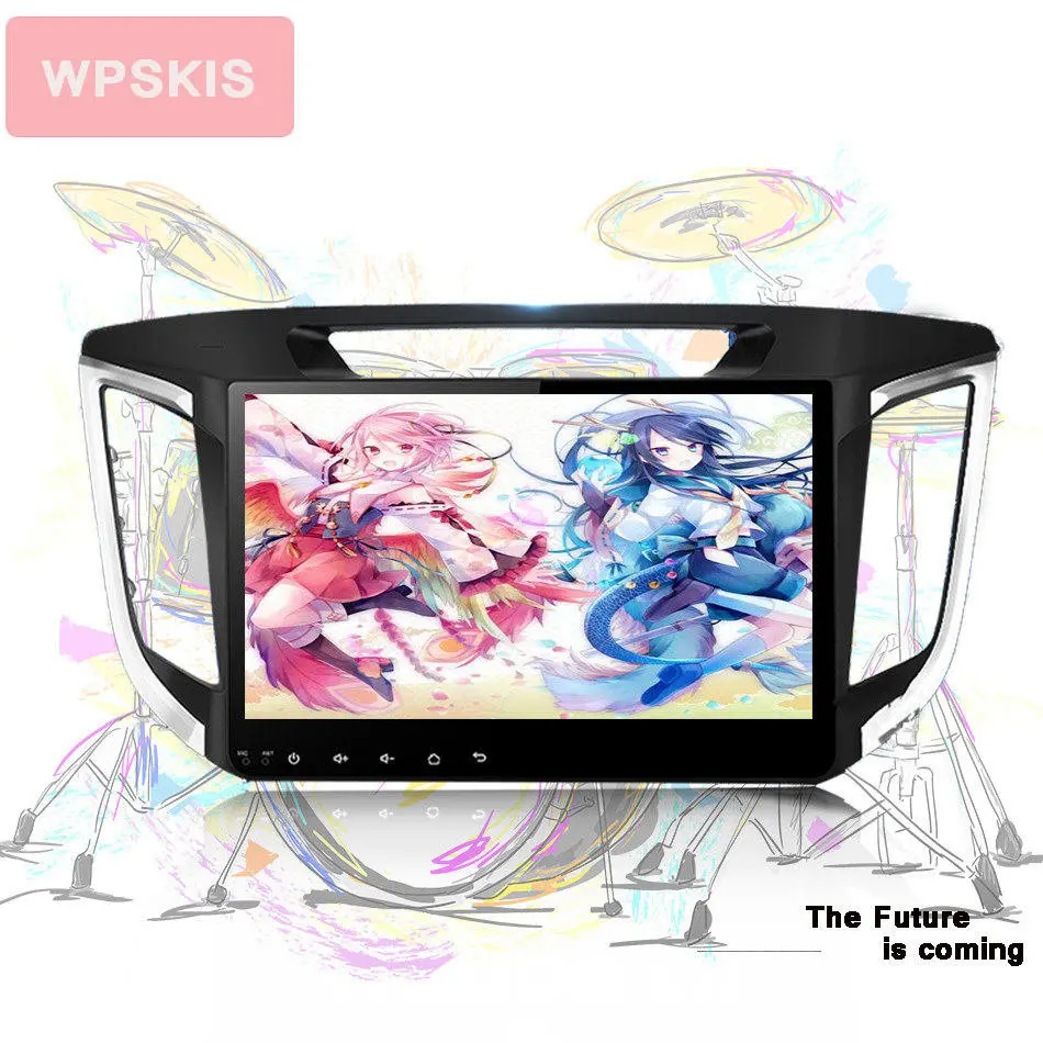 Excellent Octa core 4GB RAM Android 9.0 Car DVD For Hyundai Creta IX25 2014-18 Support 3/4G MODEM GPS Radio Navigation OBD2 Steering wheel 1