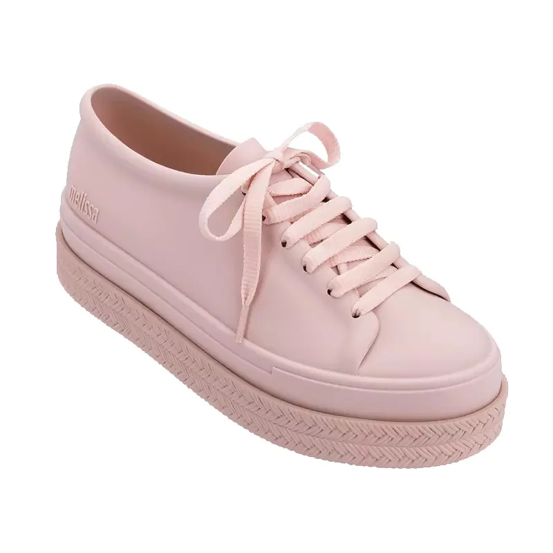 

Melissa Shoes Lace Sandalias Mujer 2019 Women Flat Sandals Brand Melissa Shoes For Women Jelly Sandals Female Jelly Shoes