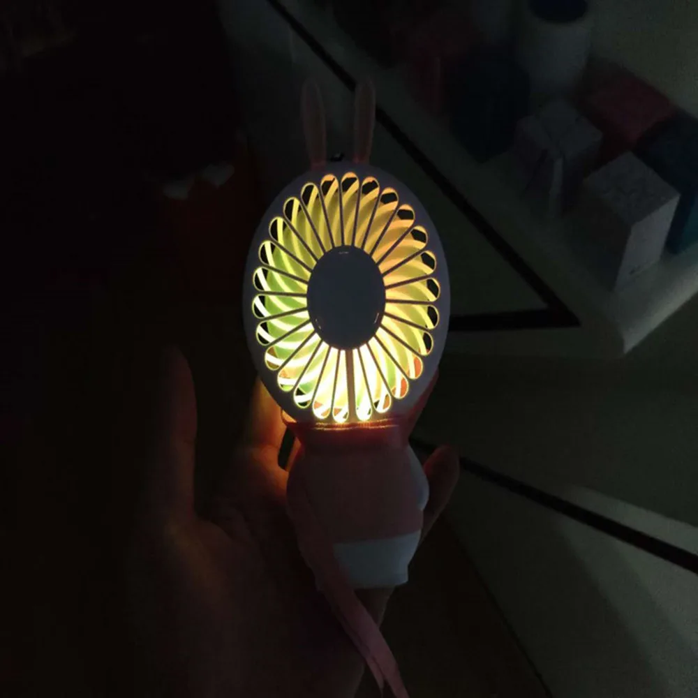 Мини USB Перезаряжаемый бесшумный 2 скоростные переносные вентиляторы для