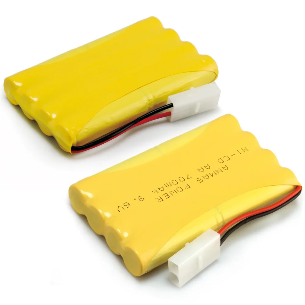 1x Anmas Power 9.6V 700mAh Rechargeable NI-CD AA 9.6V Bateria NiCd Ni Cd Battery Pack Tamiya Plug for RC boat model car toy