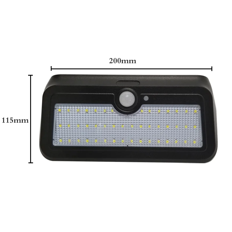 

SMD 2835 46 LEDs Solar Power Wall Light PIR Motion Sensor Garden Lamp Waterproof Security Outdoor Lamp