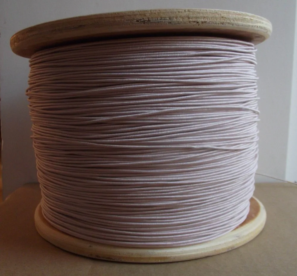 

(5metes/lot) 0.1mm*300 Strands Mine Antenna Litz Wire Multi-strand Polyester Silk Yarn Envelope Braided Copper Cable