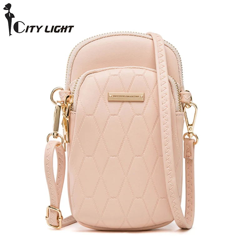 متعددة الوظائف رسول حقيبة كتف المرأة Crossbody هاتف محمول أكياس السيدات محفظة محافظ بو الجلود البسيطة حقائب الإناث متعددة الوظائف رسول حقيبة كتف المرأة Crossbody هاتف محمول أكياس السيدات محفظة محافظ بو الجلود البسيطة حقائب الإناث