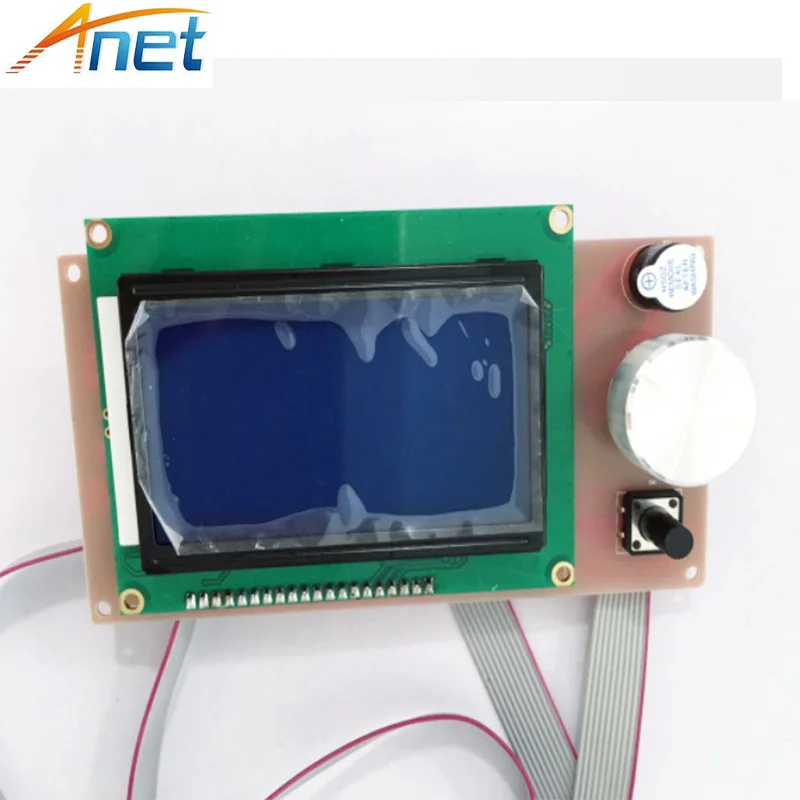 Anet 3d Принтер lcd 2004/12864 панель управления синий экран часть RAMPS 1,4 Play ЖК-экран монитор для A8 A6 принтер