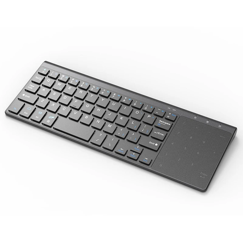 

Wireless Keyboard Small Wireless Computer Keyboard 2.4G Wireless TV Computer External For Smart TV Computer TV Remote Keypad