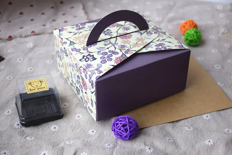 Free shipping 50pcs/lot Portable paper cake packaging box ... Free shipping 50pcs/lot Portable paper cake packaging box ...