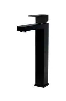 

Free ship single hole square Classic Bathroom Faucet Black color Brass Basin Sink Faucet Cold Hot Tap Single Handle Taps Mixer