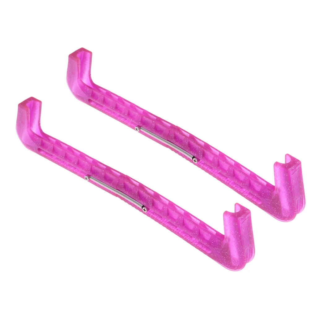 2pcs Soft Plastic Ice Hockey Figure Skate Blade Guard Cover Protector