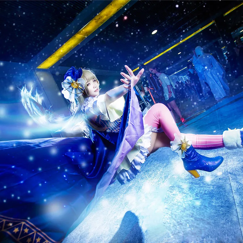Japanese Anime love live Cosplay Costume Nozomi LoveLive cosplay Constellation Awakening Costume Starry Dress Halloween costume (1)