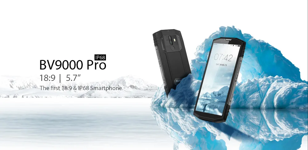 Blackview BV9000 Pro IP68 водонепроницаемый смартфон 5," Восьмиядерный 6 ГБ ОЗУ 128 Гб ПЗУ 2,6 ГГц 4180 мАч Быстрая зарядка Android 7,1 NFC телефон