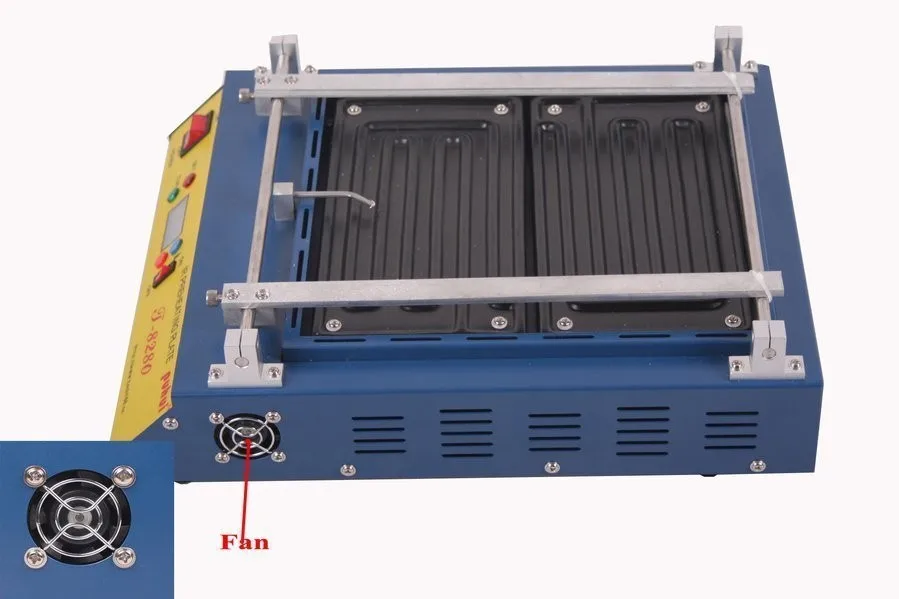  220 V oder 110 V Puhui T8280 PCB Vorwärmer IR Vorwärmen Platte T-8280 IR-Vorwärmofen 0-450degree Ce