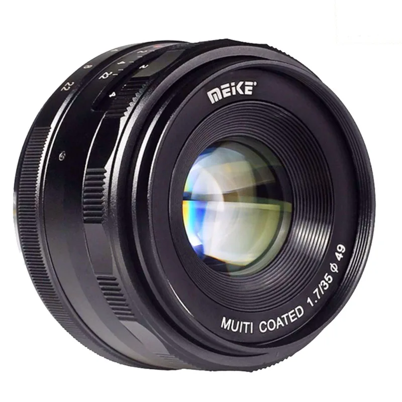 Meike MK-E-35-1.7 35 мм f1.7 ручная фокусировка объектива APS-C для sony NEX E крепление камеры NEX-5 NEX-7 A6000 A3500 A7S A5100 A7 A7R A7S II и т. д