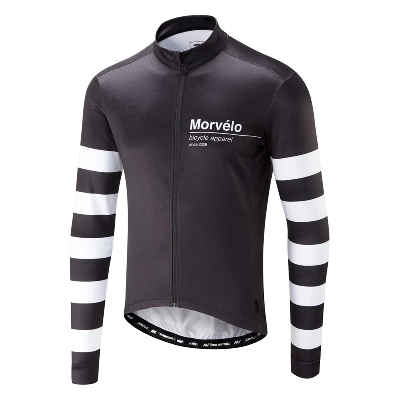 Maglia ciclismo Morvelo мужской классический длинный рукав Велоспорт Джерси Велоспорт Толстовка стильный Открытый Дорожный велосипед Джерси