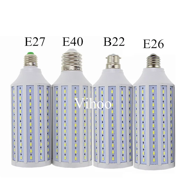 Lâmpada Conduzida 80 60 50 40 w w w w 100 w E27 B22 E40 E26 110 v 220 v 5730smd Energy Saving Bulb Milho Luz Iluminação Lampada Fria Warm White 19 Cheap Lâmpadas LED e tubos