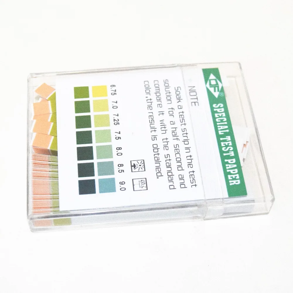 

100pcs Laboratory Household PH Test Strip Indicator PH4.5-9.0 Test Paper For Water Saliva and Urine Testing Measuring Mayitr