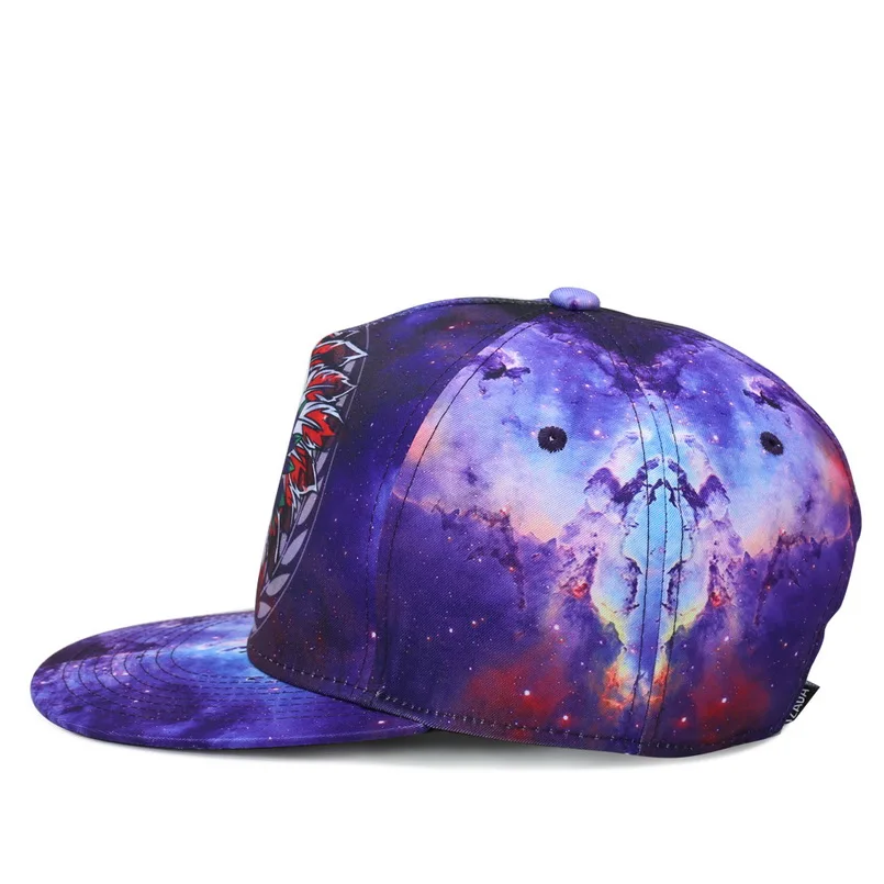 Brand NUZADA Color Printing Pattern Men Women Hat Hats Baseball Cap Fashion Trends Hip Hop Snapback Caps Bone