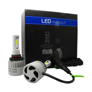 

2x Car LED 9005 HB3 Headlight Conversion Kit Bulbs 6000K 8000LM Plug Play Auto Fog Lamps Cooling Fan S2 Series
