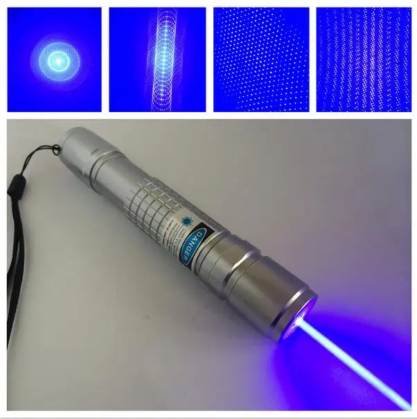 

The latest golden shell 450nm 200000m Lazer flashlight Focusable blue laser pointer burning paper cannon light burn cigars