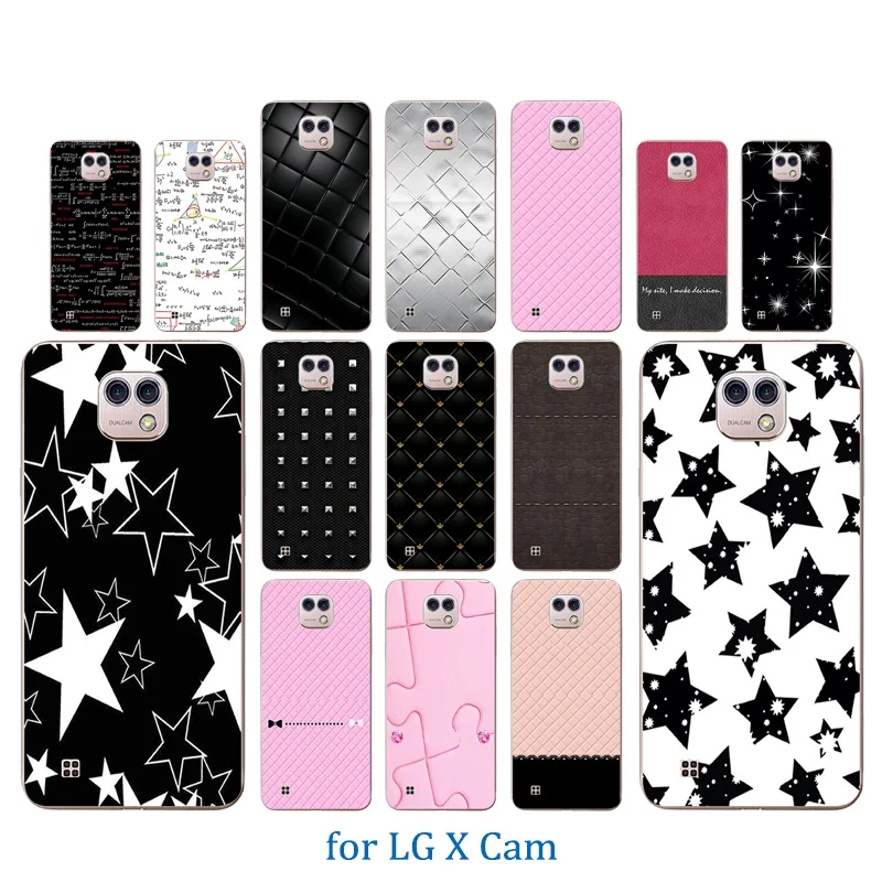 5 2-дюймовый чехол для телефона LG X Cam мягкий цветной из ТПУ с рисунком K580 K580DS