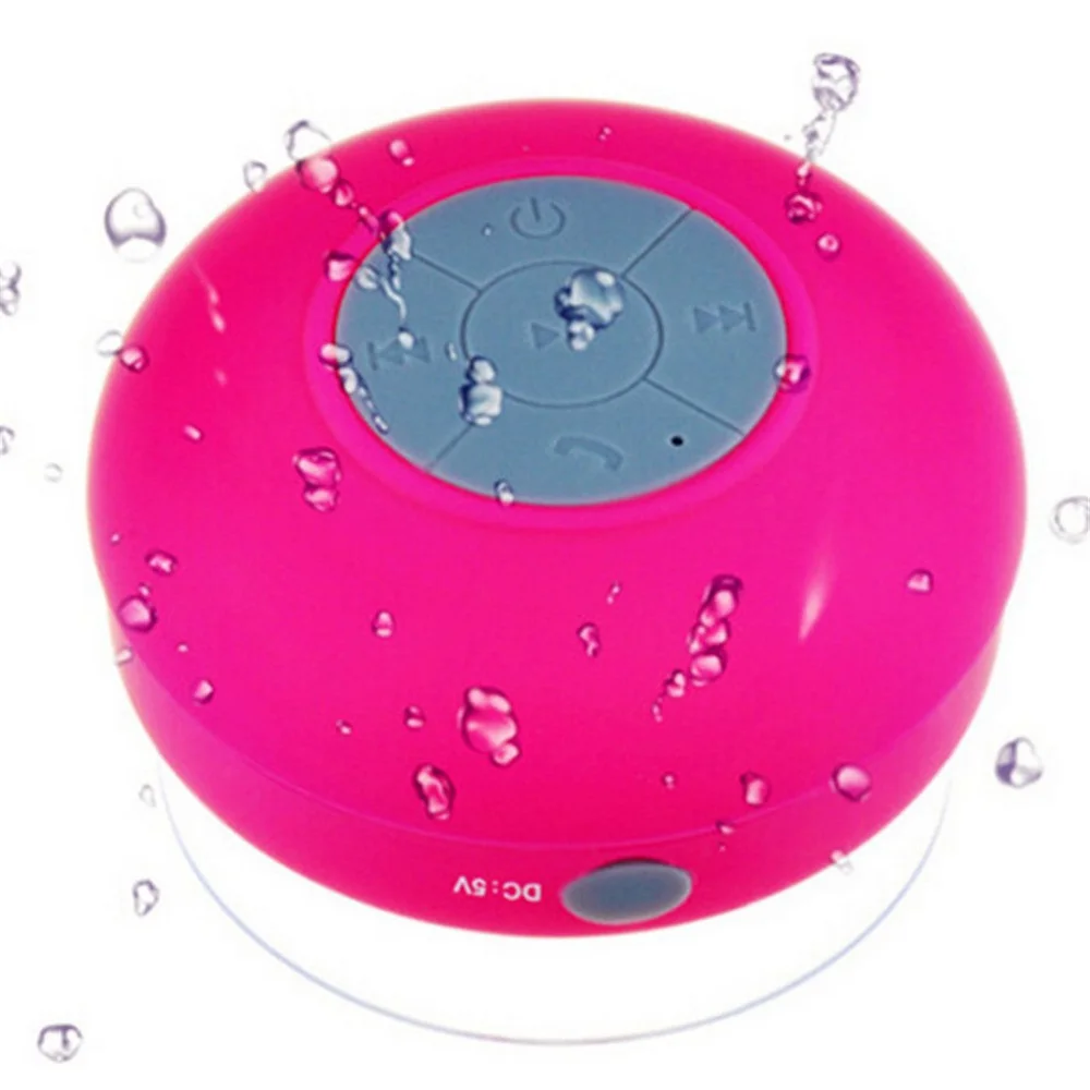

Sucker Speaker Waterproof Bluetooth Wireless Shower Speakers Subwoofer Handsfree Call Micro Music for Car Bathroom Office Home