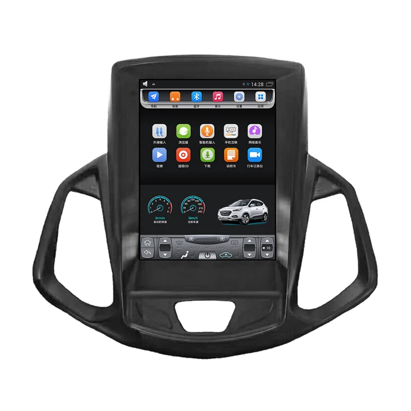 

2013-2017 Ecosport 10.4 inch Tesla Vertical touch Screen Android Car GPS Navigation with multimedia Video player Bluetooth Wifi