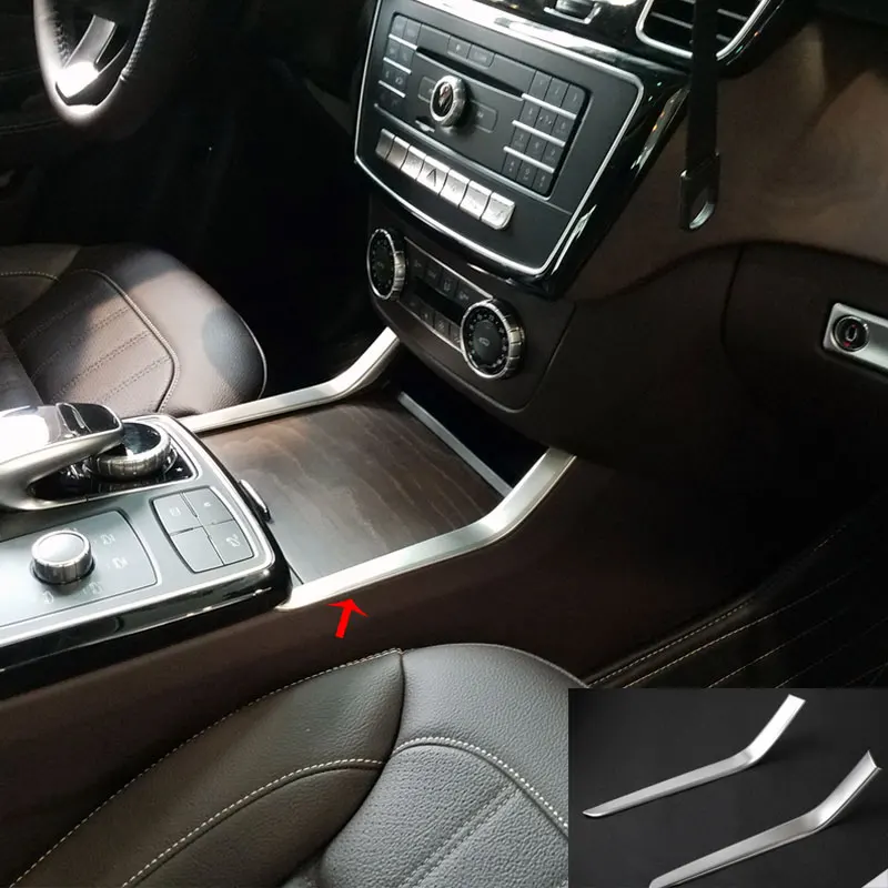 Для Mercedes Benz GLE ML W166 GL X166 GLS Стайлинг автомобиля панель консоли крышка держатель