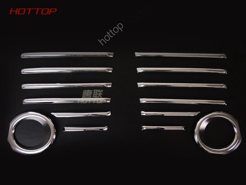 Передний Chrome туман светильник покрытие полосы для Toyota VELLFIRE 2015 2016 2017 бампер