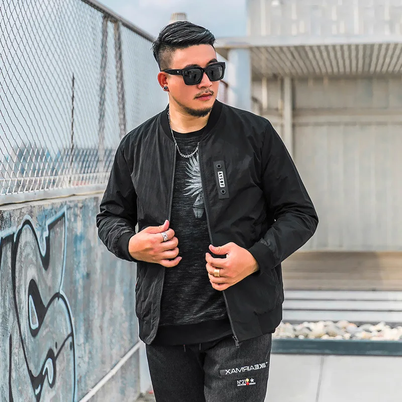 QUANBO Brand Big Size Men Clothes 2019 Autumn Witer New Loose Fas Casual Mens Jackets Fashion Streetwear Men Jacket And Coats