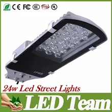 Led Street Light 24 Вт Светодиодные Прожекторы Супер Яркий Водонепроницаемый IP65 светодиодные Наружного Освещения AC 85-265 В Теплый Белый/Холодный Белый CE UL