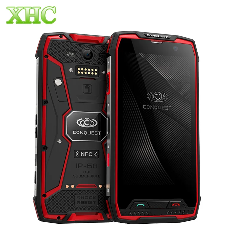 

4G Conquest S11 6GB 128GB 7000mAh IP68 Smartphones 5.0'' Android 7.0 MTK6757 Octa Core Dual SIM 1920*1080 NFC OTG Rugged Phones