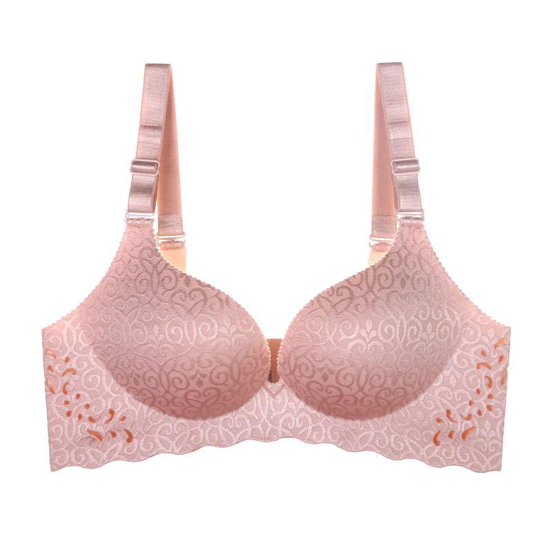 Sexy Women Bra Adjustable Brassiere Seamless Lingerie Super Push Up Bra Plus Size 36-46D Cup Bras For Women Thin Cup Underwear