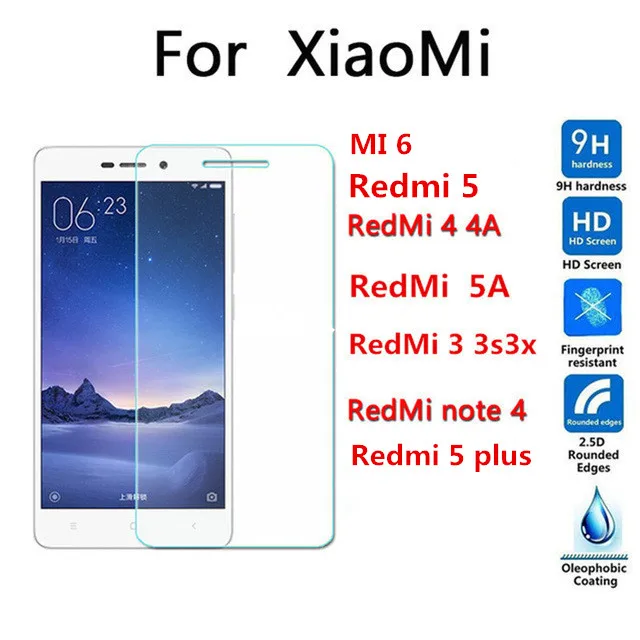 Высокое качество 9H HD для Xiaomi Redmi 5A закаленное стекло 3 3s 3x redmi 4 4A note защитная пленка
