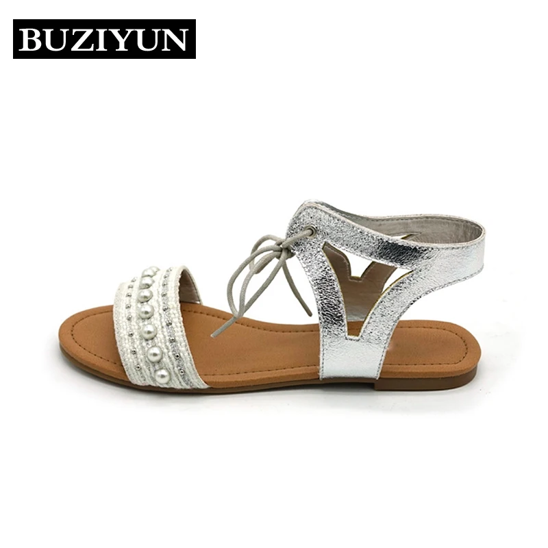 shiny gladiator sandals