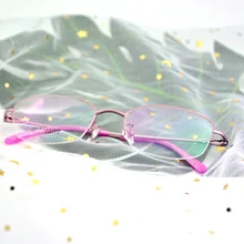 Чистый титан модные стабильные женские богини модели ультра легкий белый воротник высокого класса маленькие и средние очки Рамка