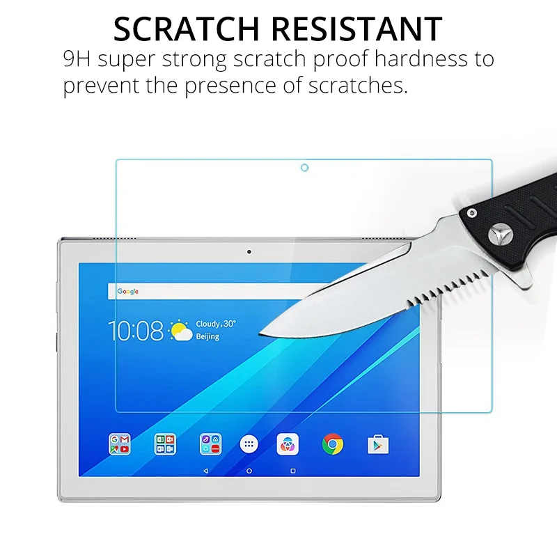 Закаленное стекло 9H для Lenovo Tab M10 P10 10 1 дюйма Защитная пленка E7 E8 E10 Защитное экрана