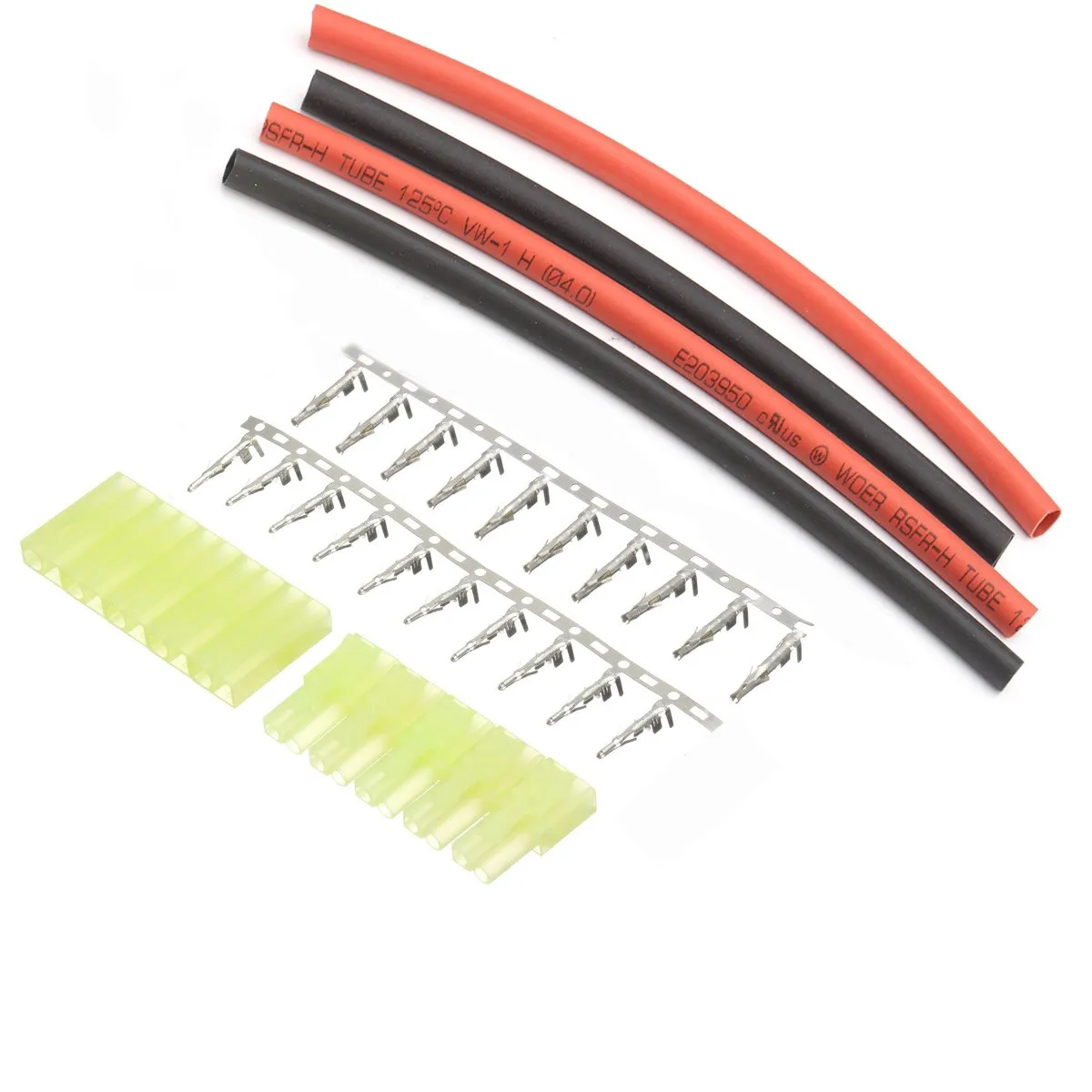 

5 x Pair RC Mini Small For Tamiya Battery Connector + Heat Shrink Car Buggy Truck Connector Terminal