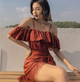 

Women Bathing Suits One Piece Push Up Suit Womens 2019 New Leaf Swimsuit Solid Polyester Sierra Surfer Swimming Ladies Swimwear