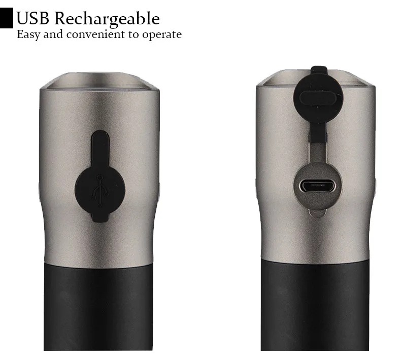 Top ROCKBROS Bike Bicycle Light Waterproof IPX6 USB Rechargeable 18650 3000 MAh Power LED 1000 Lumen Bank Flashlight MTB Accessories 3