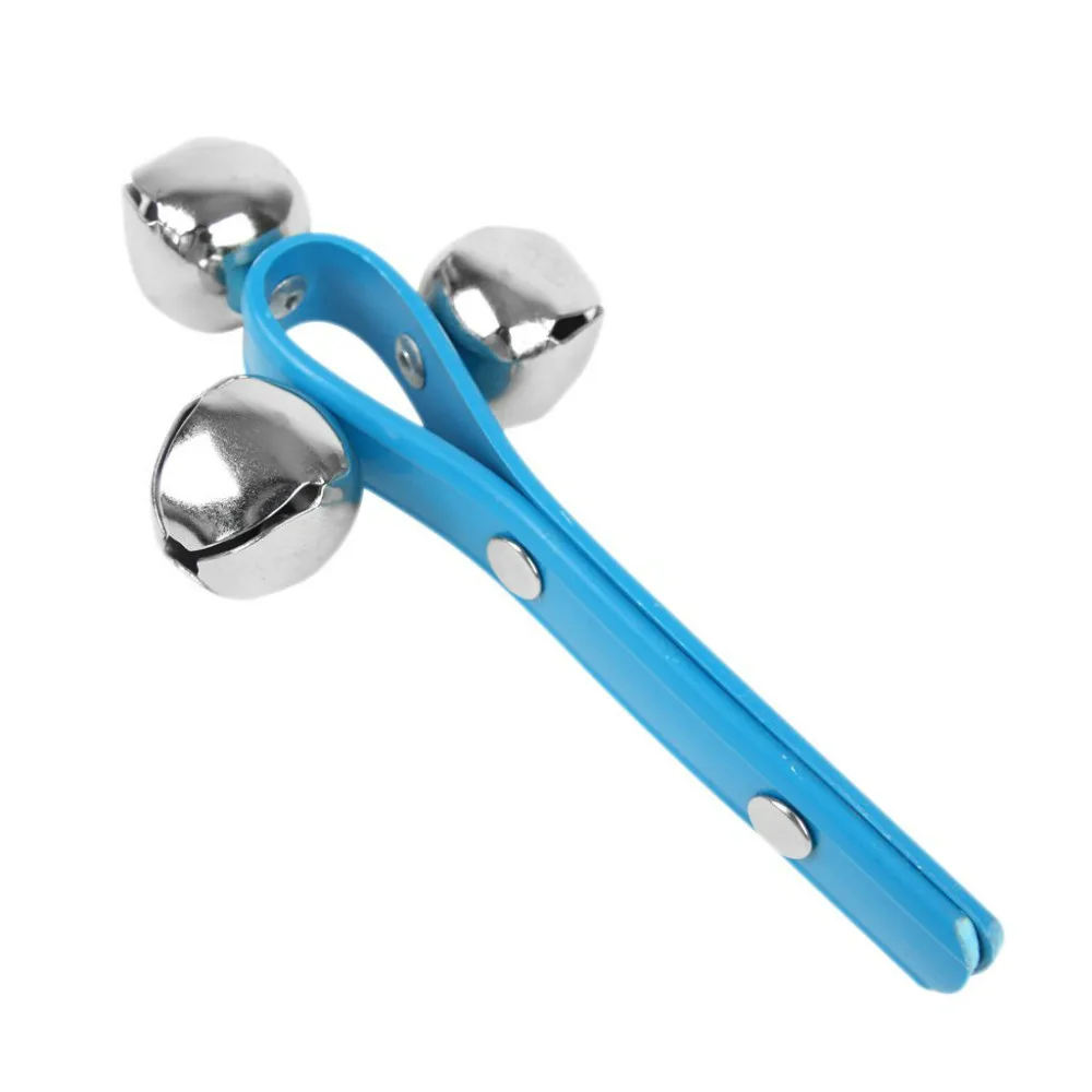 

music toy instruments handheld rattle three bells child musical instruments