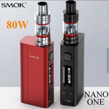 VAPE электронные сигареты, кальян пера Nano один 80 Вт VAPE комплект мех поле mod e кальян для Nano TFV4 распылитель ect Met майка X1015