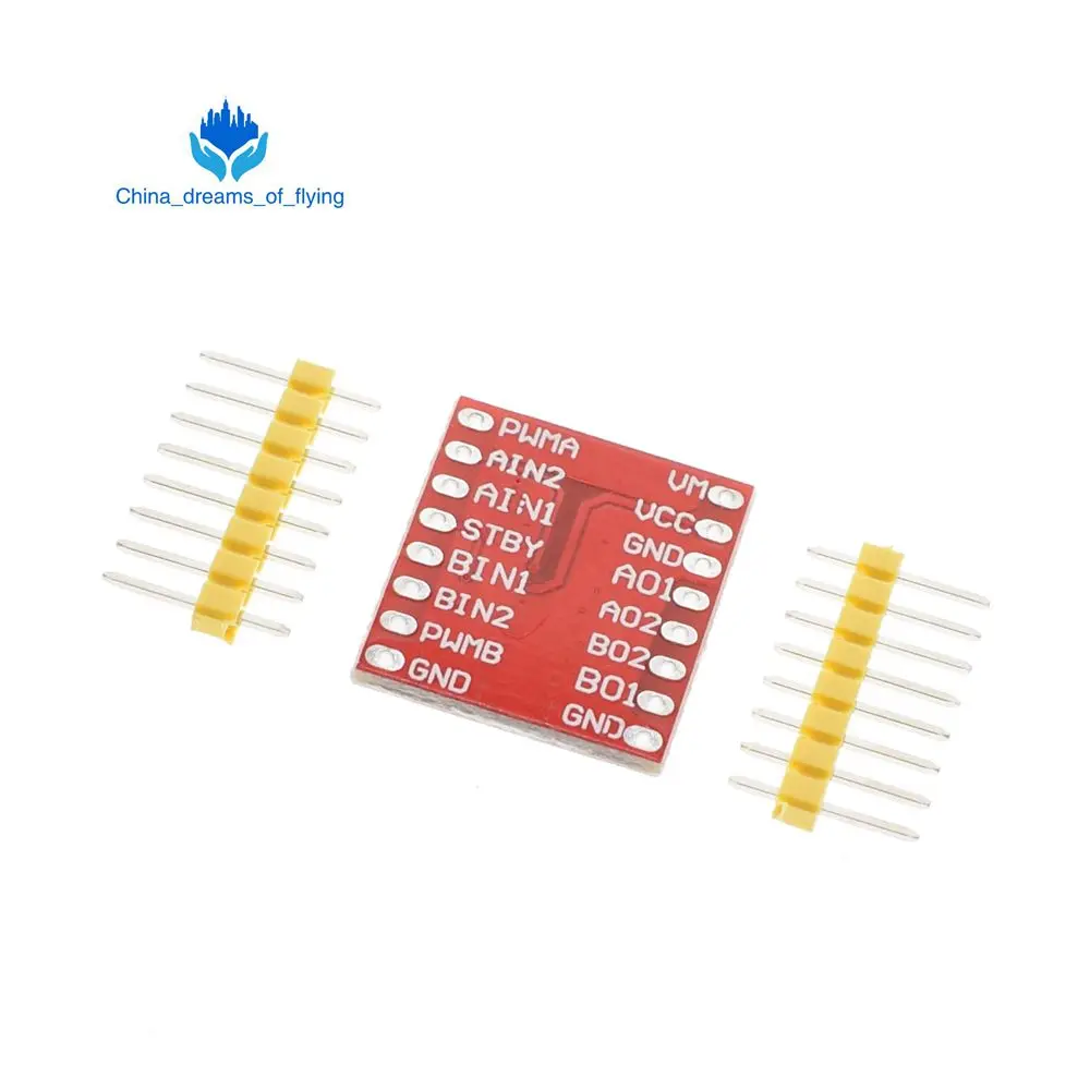 TZT 1 шт./лот двойной драйвер двигателя 1A TB6612FNG для Arduino микроконтроллер лучше, чем L298N