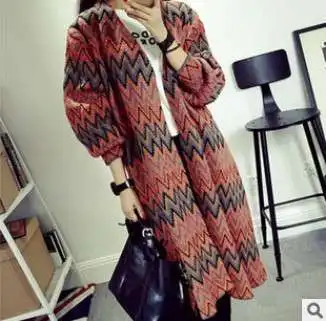 New Arrive relaxed ethnic ladies long suits wind diamond knit Cardigan Sweater coat women in Europe 1445307154 napapijri |