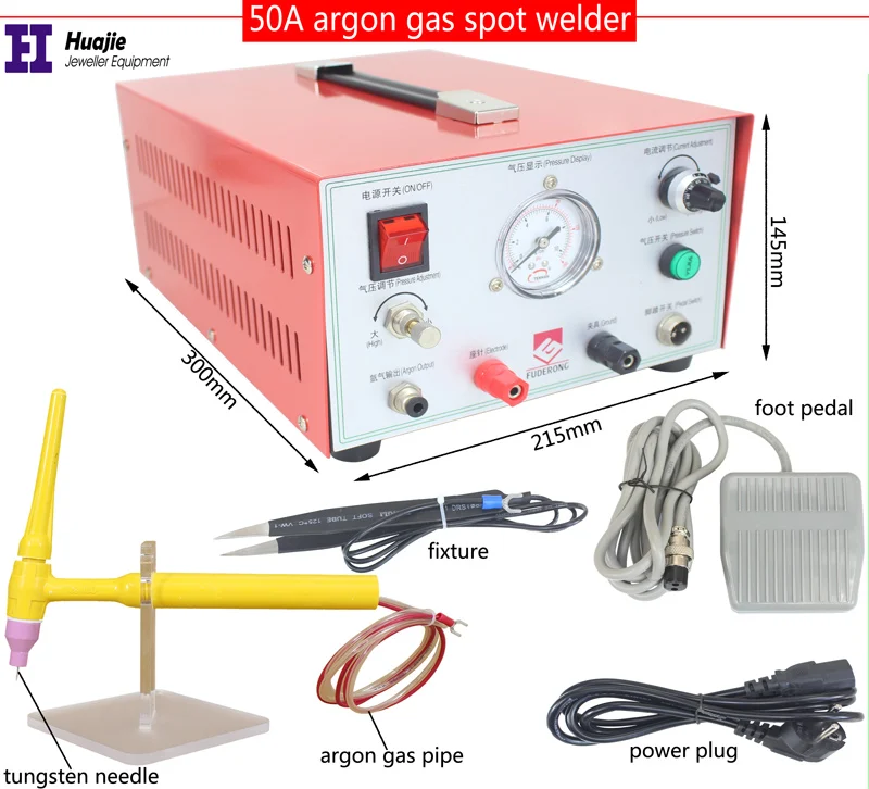 220V 50A jewelry making tools machine Argon gas spot welding machine