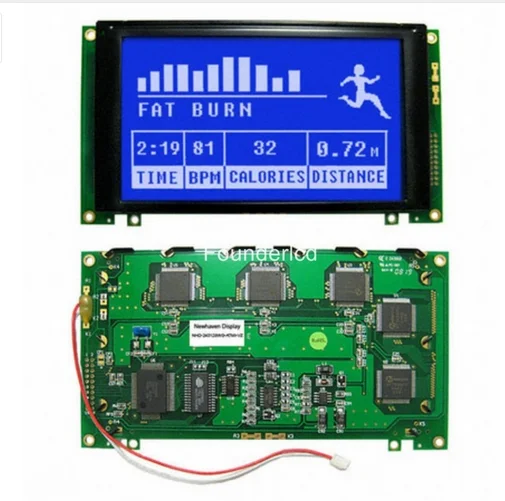 

For NHD-240128WG-ATMI-VZ# LCD Screen Module Display New