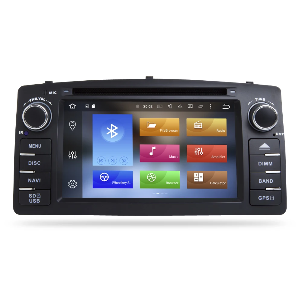 Excellent HD Android 9.0 Car Stereo For Toyota Corolla E120 BYD F3 GPS RADIO Stereo Car dvd Navigation Multimedia Unit 15