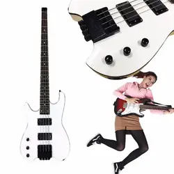 Безголовый стандарт бас гитара Музыка профессиональные музыкальные инструменты Пользовательские развлечения липа белая разработка