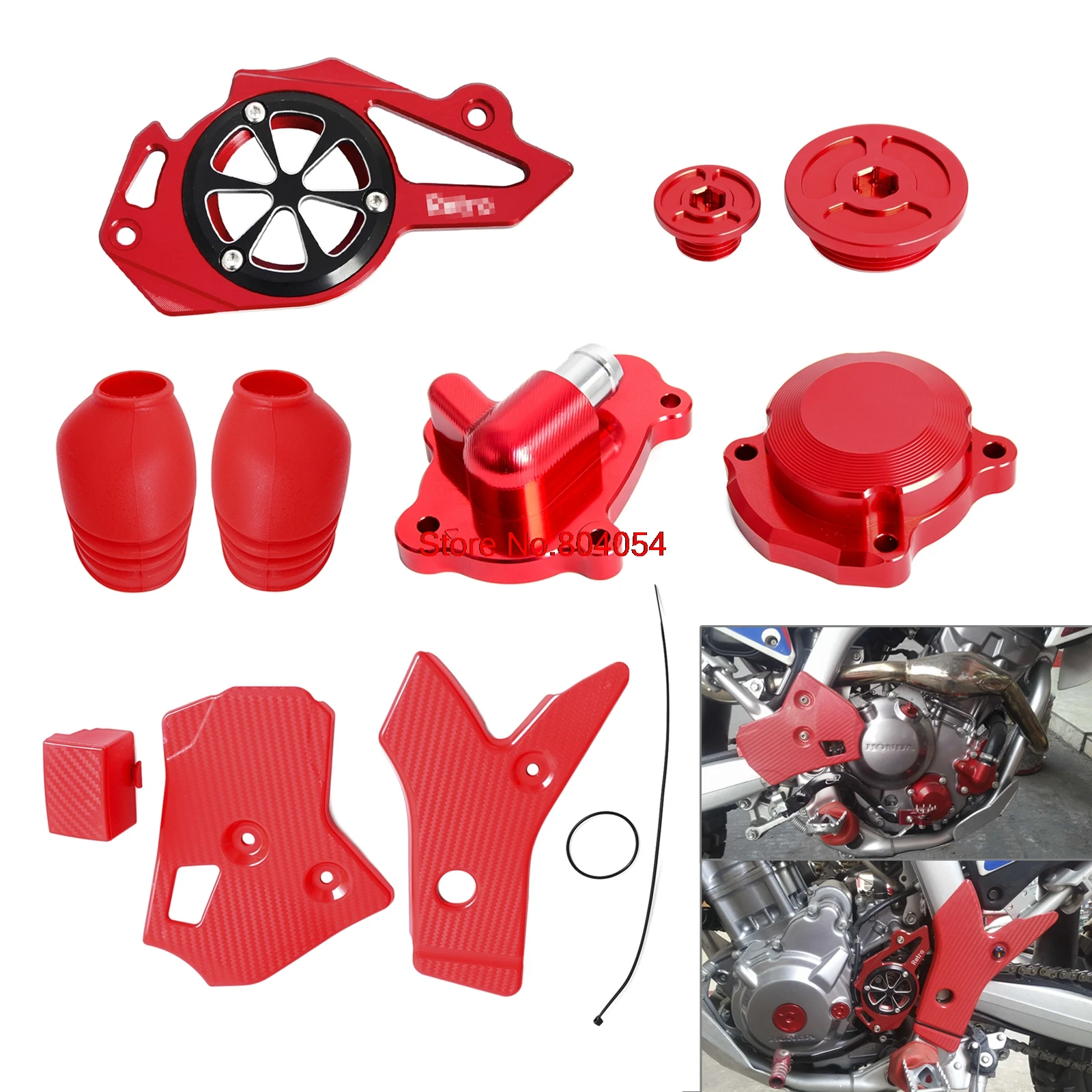 

Modification Parts Water Pump Cover & Protect Cover & Oil Filter Cover & Others Bling Kit For Honda CRF250L CRF250M 2012-2015